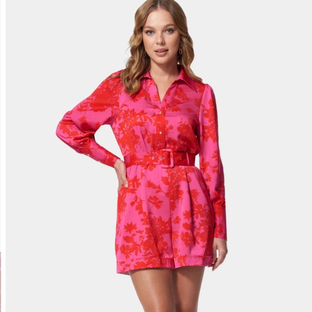 Bebe Satin Romper
